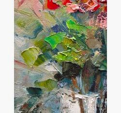 Увеличенный фрагмент картины "Межсезонье"