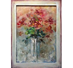 Картина маслома "Межсезонье" в раме