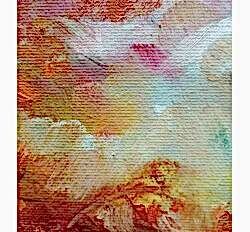 Увеличенный фрагмент картины маслом "Между небом и водой"