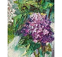 Увеличенный фрагмент  картины "Весеннее настроение"