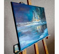 Ходст на подрамнике с изображением зимней сказки